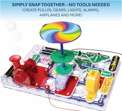 SNAP CIRCUITS Motion STEM Electronics Kit for Kids Ages 8+ - style: Motion
