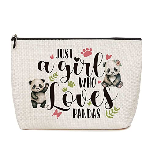 Panda Makeup Bag Funny Animal Cosmetic Bag Panda Gifts for Girls - color: Multicolor0593