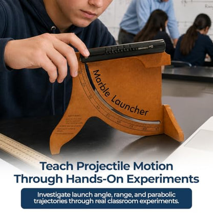 Projectile Motion Marble Launcher, 5 Speeds, PROLCH