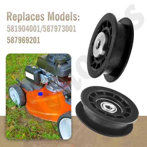 587973001 587969201 Idler Pulley Assembly - for Husqvarna Craftsman Mowers - style: Pulleys Kit
