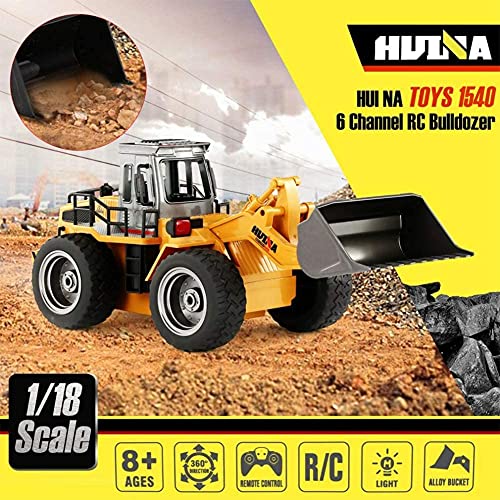 1:18 Sace Remote Control Construction Dump Truck Toy RC Bulldozer Rc Construction Vehicle Truck Boys (Bulldozer)