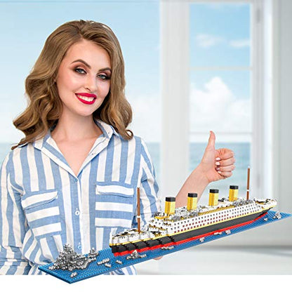Titanic Architecture Micro Building Blocks Model Kit for Adults Age of 14+