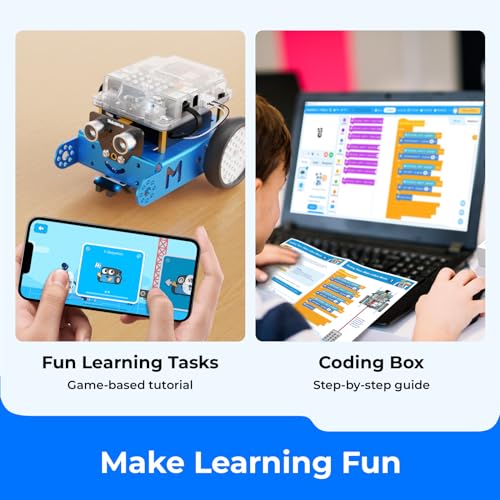 Makeblock mBot Arduino Robot Kit with Scratch Coding Box for Kids Ages 8-12 - size: mBot Coding Box