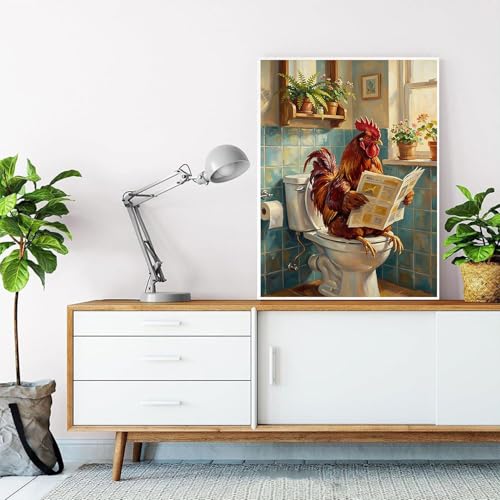 Chicken Diamond Painting Kits for Adults Chicken Diamond Art Kits 12x16 In - color: G9530