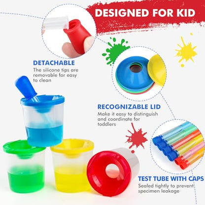 Color Science Test Tubes Droppers for Kids Liquids Pipettes Dropper - style: Beginner science kit
