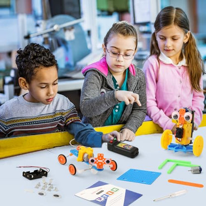 11 Set STEM Science Kits, Robotics Activities Projects Experiments for Kids, Build a Robot Kit for Girls, DIY Crafts for Boys 7+ Year Old, Engineering Toys Electronic Gifts for 6-12 yr