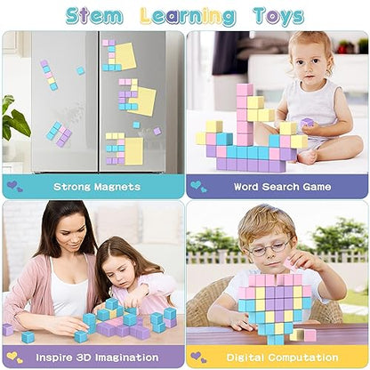 SYSKENI Magnetic Building Blocks Toys fo Girls Boys Age 3-5 5-7 4-8 - style: Magnetic Blocks