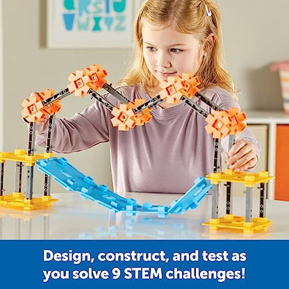 Learning Resources STEM Explorers Bridge Builders - Building Science Toys, Fine Motor Skills, Toddler Explorer Kit, Gifts for Boys and Girls