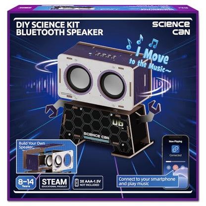 Science Can DIY Bluetooth Speaker Building Kit, STEM Kits for Kids Age 8-10 - style: Bluetooth Speaker