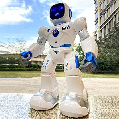 Ruko 1088 Smart Robot Toy for Kids, Large Programmable Interactive Gift - color: Blue