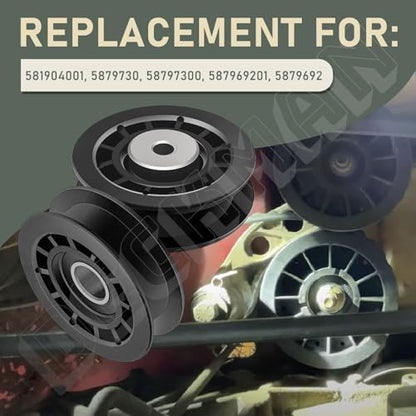Lawn Mower Idler Pulley 587973001 587969201 for Husqvarna J-onsered Mower - style: 2 x 587973001 Pulley & 1 x 587969201 Pulley