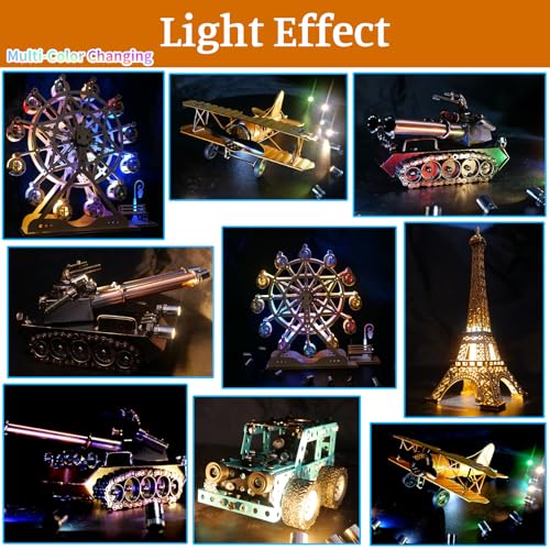 10PCS Multi Color Mini LED Lights for DIY Craft, Model Displays, Miniatures - color: Multi Color Changing
