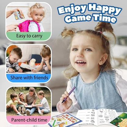 Kalysky 24 Mini Activity Books for Kids 4-12,Mazes,Dot to Dot & Word Games,Party Favors - color: Activity Books