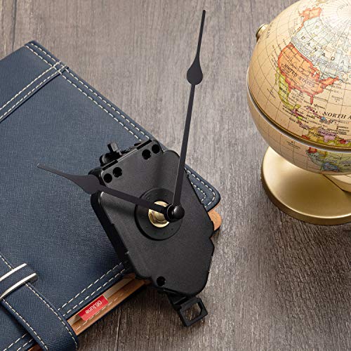 Hicarer Pendulum Clock Mechanism DIY Replacement Clock Movement Long Shaft Pendulum Quartz Hands Movement Mechanism Repair Kit for Kitchen Office(Shaft Length 4/5 Inch/ 20 Mm) - size: Shaft Length 4/ 5 Inch/ 20 mm
