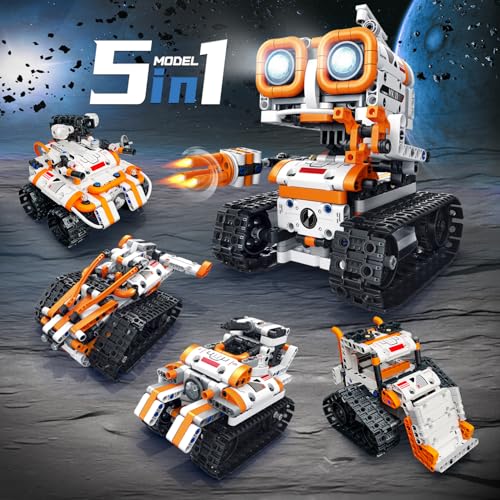 Coding Robot Building Kit for Kids, App Remote Control Compatible with Lego