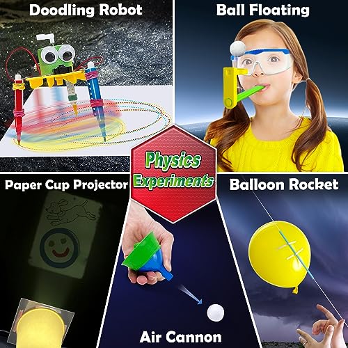 UNGLINGA 150 Experiments Science Kits for Kids Chemistry Lab S.T.E.MToys - style: science kit with 150 experiments