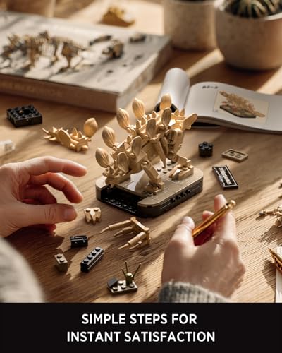Nifeliz Mini Stegosaurus Dinosaur Fossils Building Set, NF10360C - color: Mini Stegosaurus