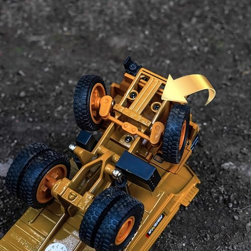 Gemini&Genius Small‑Size Dump Truck Toy for Kids, Construction Vehicle Toy - color: 1:60 Dump Truck