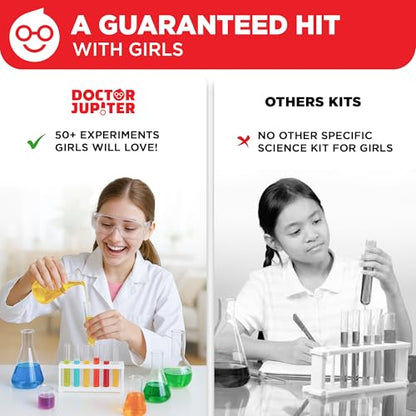 Doctor Jupiter Girls' Ultimate Science Experiments Kit for Kids Ages 8+ - style: Girls' Ultimate Science Kit Starter: 8+