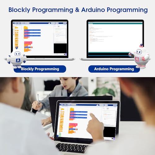 ACEBOTT 3-in-1 ESP32 STEM Smart Home and School Education Kit Compatible with Arduino, STEM Robotics Science Kits for Students Age 12+, Engineering Projects STEAM Activities Gifts 12-16 Year Old - color: 3-in-1 Esp32 Stem Education Kit