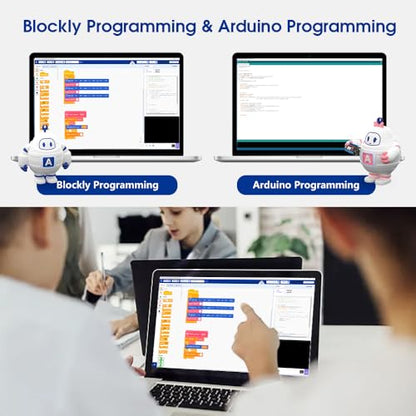 ACEBOTT 3-in-1 ESP32 STEM Smart Home and School Education Kit Compatible with Arduino, STEM Robotics Science Kits for Students Age 12+, Engineering Projects STEAM Activities Gifts 12-16 Year Old - color: 3-in-1 Esp32 Stem Education Kit