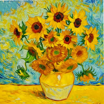 VeGuude Diamond Art Kits for Adults Sunflower Diamond Painting Kits 12*12In - color: DP04897