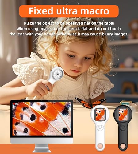 Microscope for Kids, Mini Pocket Handheld Kid Microscope for Toddlers, Educational Science Kit Toys, Christmas Birthday Gifts Toys for 3 4 5 6 7 8 9 10 Year Old - Panda - color: Panda