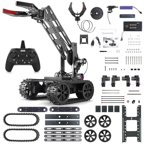Robotic Arm Kit, Science Projects for Kids Ages 8-12, Cool Electronic Robot Kit for Boys & Girls to Learn Programming/Techology, Educational Toy Building Kits for Beginners, Xmas Birthday Gift.