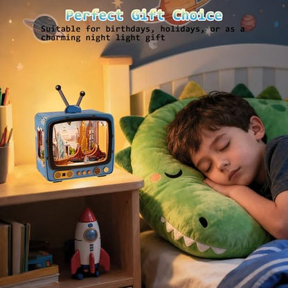 Shuttle to New York 3D Wooden Puzzle with LED Lights, DIY Model Craft Kit for Adults & Kids, Creative Building Set and Unique Home Decor Gift - style: Shuttle to New York