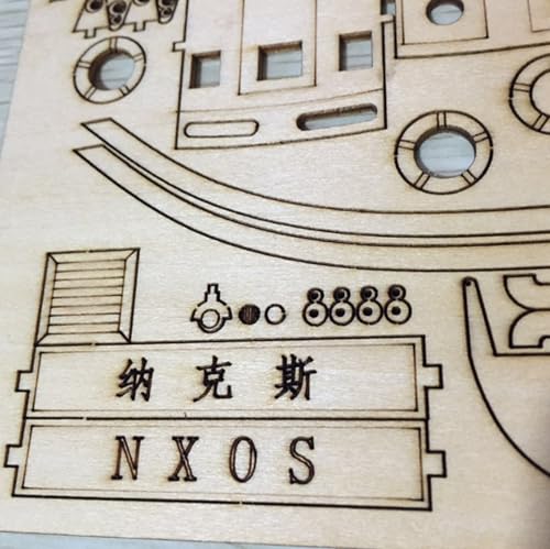 Avtytsda 1/30 Scale DIY Hobby Wooden Ship Science Equipmen Assembly Model Boat Kits Sailing Boat Kit Ship Craft Laser-Cut Model Kits to Build - size: 1/30