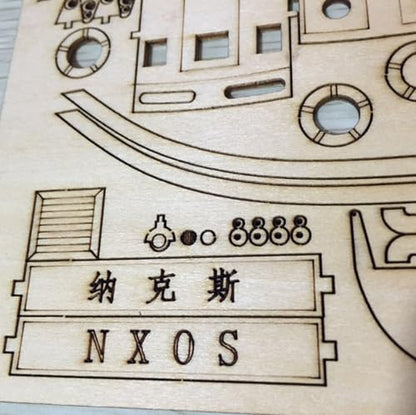 Avtytsda 1/30 Scale DIY Hobby Wooden Ship Science Equipmen Assembly Model Boat Kits Sailing Boat Kit Ship Craft Laser-Cut Model Kits to Build - size: 1/30