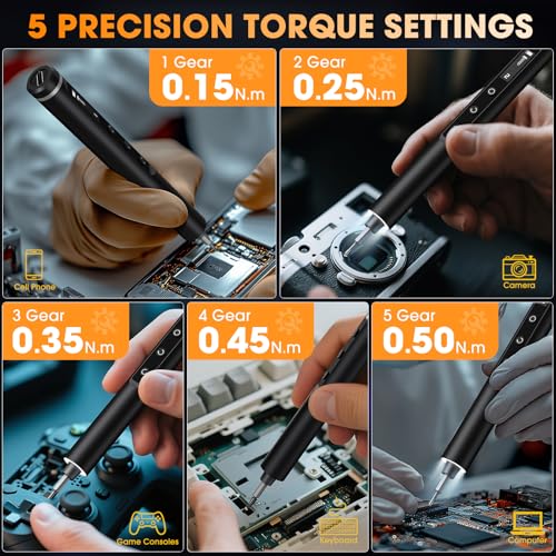 Mini Electric Screwdriver,Cordless Precision Small Screwdriver Set