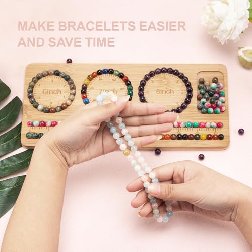 Bead Board for Jewelry Making, Bracelet Making Kit, Compact Portable
