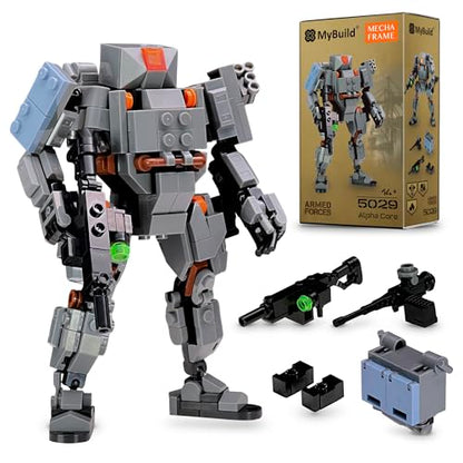 MyBuild Armed Forces Alpha Core 5029 | Tactical Mech Building Set | 14+ - style: 5029