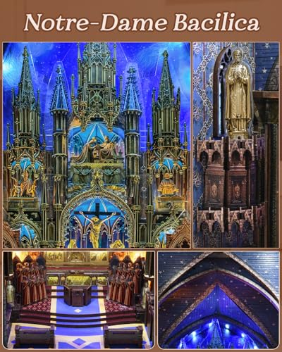 MiniCity Notre-Dame Basilica Book Nook Kit, DIY Miniature House for Adults - color: Duomo Di Mliano
