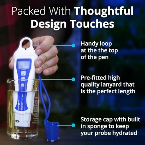Bluelab pH Pen - ± 0.1 pH Accurate - Durable Double Junction Probe - style: PH Pen