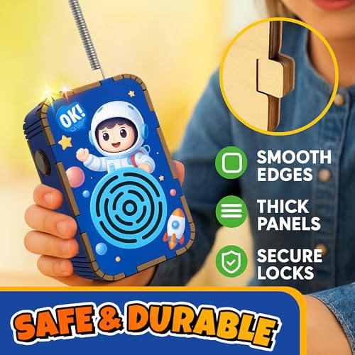 STEM Science Kits, DIY Walkie Talkie Building Toys for Kids