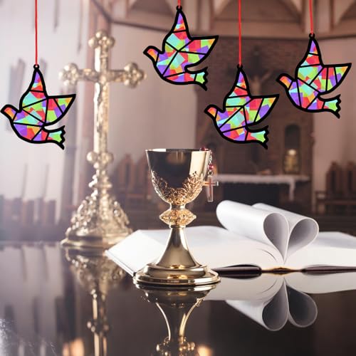 Sinload 24 Pcs Dove Crafts Religious Sunday School Dove Tissue Paper Kit - style: Dove