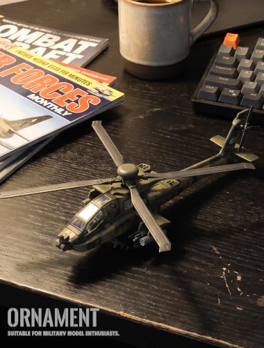 SEBUNAS 1:72 Scale AH-64 Apache Quick Build Helicopter Model Kit - color: 7.AH-64