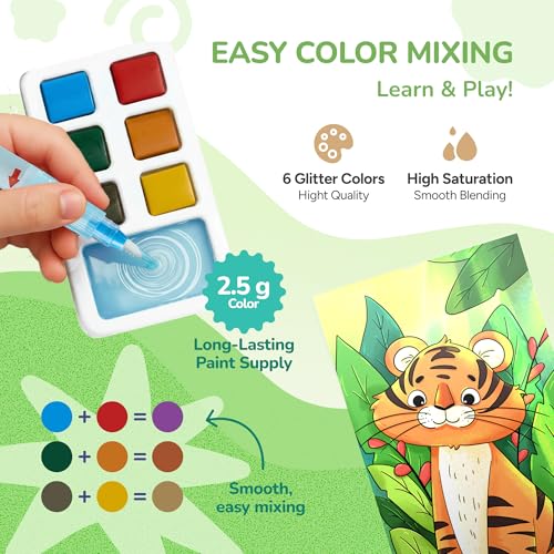 JoyCat Pocket Paint with Water Coloring Books for Kids - style: 1 Pack - Animals