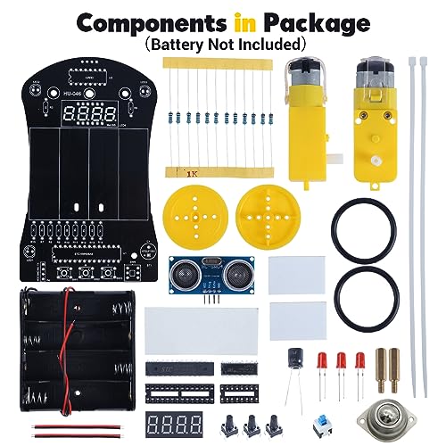 MiOYOOW Ultrasonic Ranging Obstacle Avoidance DIY Car Kit for Students