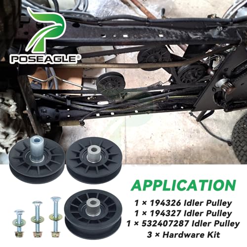 532194326 Idler Pulley with 532194327 Pulley 532407287 Pulley - size: 1x532194326+1x532194327+1x532407287