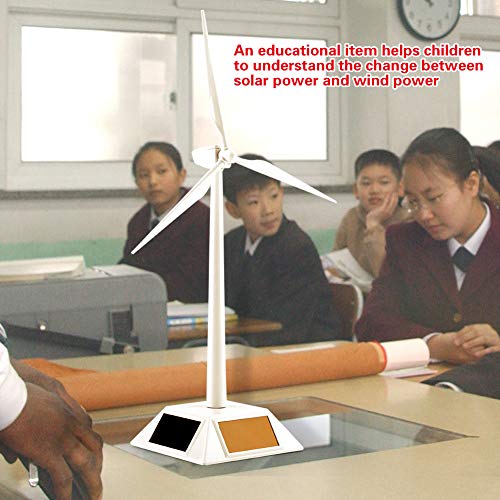 Solar Wind Toy Solar Powered Wind Mill ABS Plastic Mini Wind Turbines Home Decor Toy