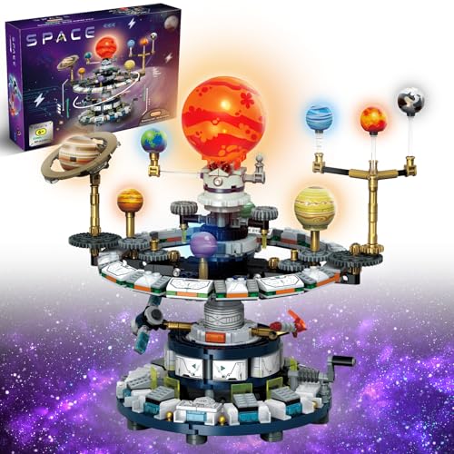 Spinning Solar System Building 964PCS STEM Space Toy Compatible with Lego