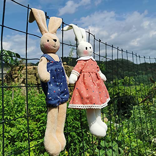 DIY Bunny Sewing Craft Kit, Handmade Fabric Project with Instructions - color: Bunny Style G