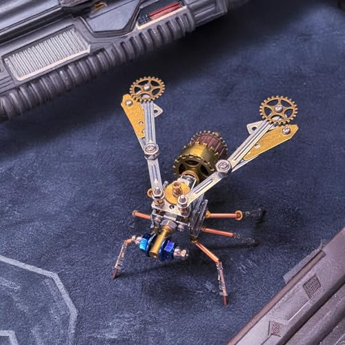 3D Metal Model Kits Insect Bug Mechanical Steampunk Science Kit Metal Building DIY Projects Arts and Crafts Hobby Kits Gift Ideas for Birthday & Christmas (Mechanical Insect) - style: Mechanical Insect