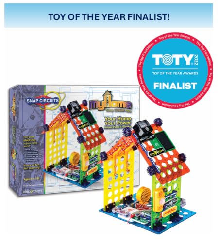 SNAP CIRCUITS My Home STEM Electronics Building Kit for Kids Ages 8+