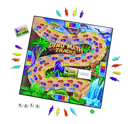 Learning Resources Dino Math Tracks Game