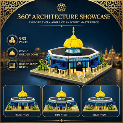 Dome of The Rock Micro Mini Building Blocks Sets 983 PCS - style: Dome of The Rock