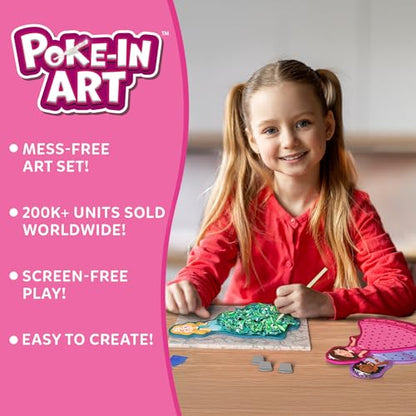 Skillmatics Poke-in Art – Magical Princesses, Wood Craft Kit, Gift for Kids - style: 1. Magical Princesses